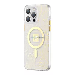   Kingxbar PQY Geek sorozat mágneses tok iPhone 14 MagSafe arany