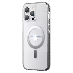   Kingxbar PQY Ice Crystal Series mágneses tok iPhone 14 Pro MagSafe szürke