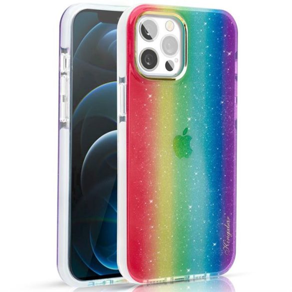 Kingxbar Ombre tok Back tok for iPhone 12 Pro max Multicolour