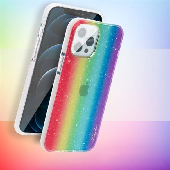 Kingxbar Ombre tok Back tok for iPhone 12 Pro max Multicolour