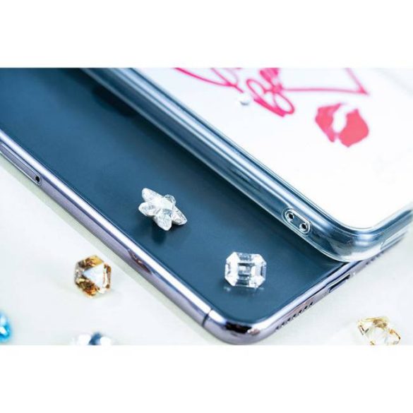 Kingxbar Angel tükör tok díszített eredeti Swarovski kristályokkalkalkal iPhone 11 Pro Max átlátszó telefontok