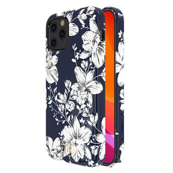 Kingxbar Blossom telefontok díszített eredeti Swarovski kristályokkal iPhone 12 mini többszínű (Lily)