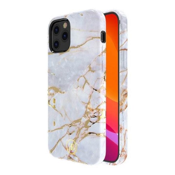 Kingxbar Marble Series-fehér iPhone 12 mini 5.4 ''