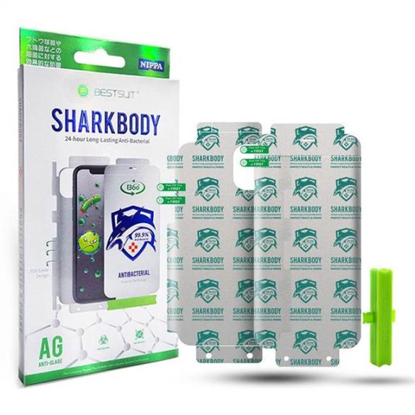 Shark Full Body Film antibakteriális önjavító 360 ° teljes képernyős képernyővédő fólia Film Huawei P30 Lite