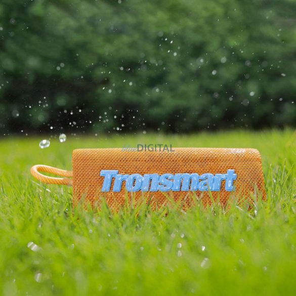 Tronsmart Trip vezeték nélküli Bluetooth 5.3 hangszóró vízálló IPX7 10W narancssárga színben