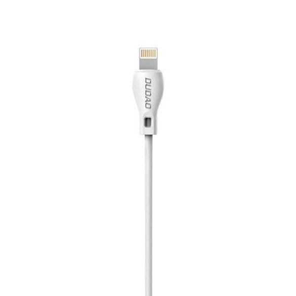 Dudao USB / Lightning adatok töltőkábel 2.1A 2m fehér (L4L 2m fehér) telefontok