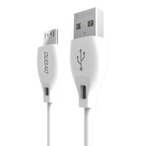 Dudao micro USB töltőkábel 2.4a 2m fehér (L4M 2m fehér)