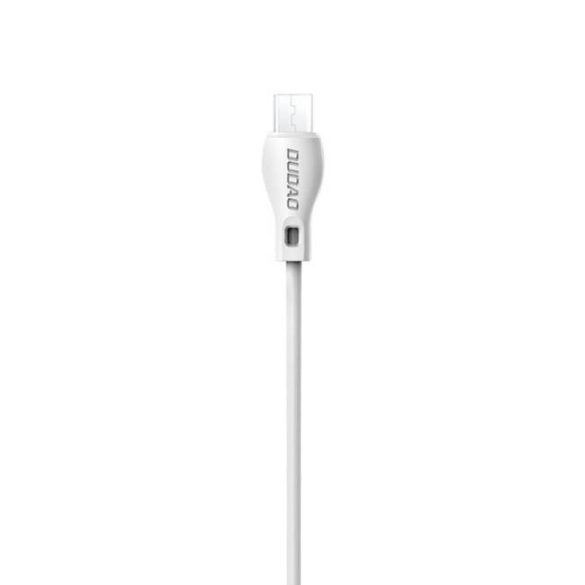 Dudao micro USB töltőkábel 2.4a 2m fehér (L4M 2m fehér)