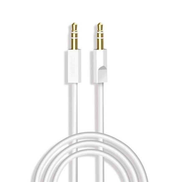 Dudao AUX mini jack 3,5 mm-es kábel 2m 3 pólusú sztereo fehér (L12S fehér)