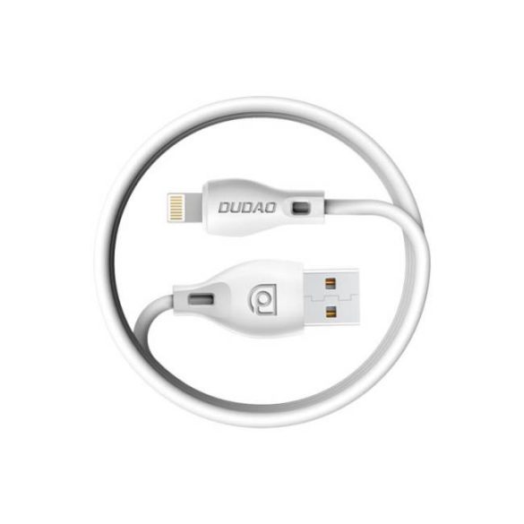 Dudao type-c USB adat töltő kábel 2.1A 2m fehér (L4T 2m fehér)