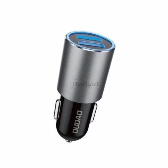 Dudao Car Charger 2x USB 3.4a szürke (R5S szürke)