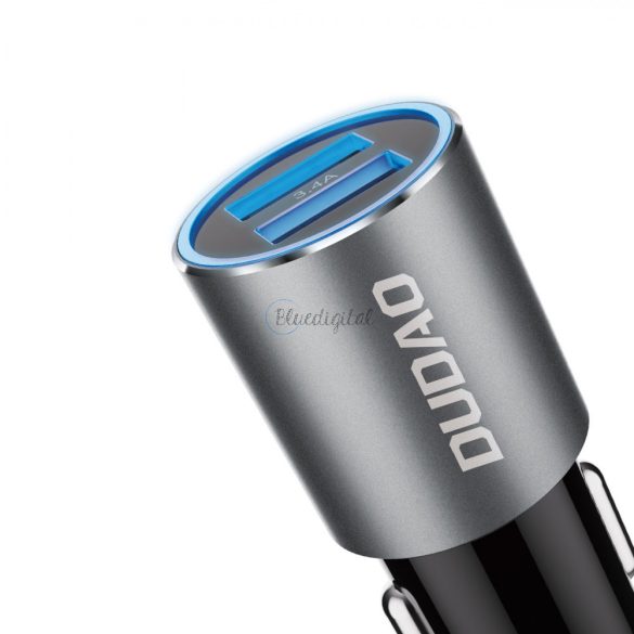 Dudao Car Charger 2x USB 3.4a szürke (R5S szürke)