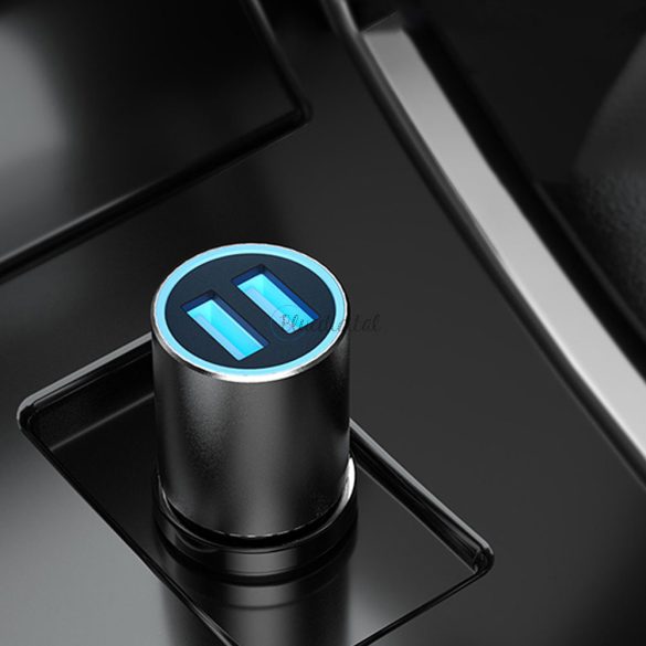Dudao Car Charger 2x USB 3.4a szürke (R5S szürke)