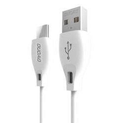   Dudao type-c USB adat töltő kábel 2.1A 1m fehér (L4T 1m fehér)