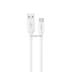 Dudao L2SM USB-A - microUSB kábel 6A 1.2 m - fehér