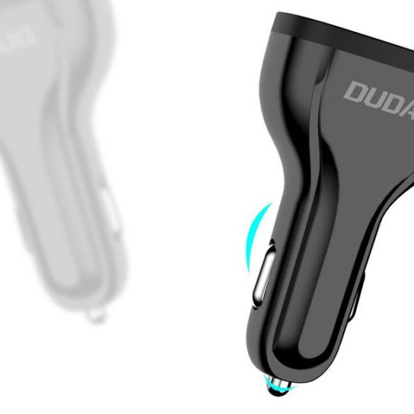 Dudao univerzális autós töltő 3x USB Quick Charge 3.0 QC3.0 2.4a 18W fekete (R7S fekete)