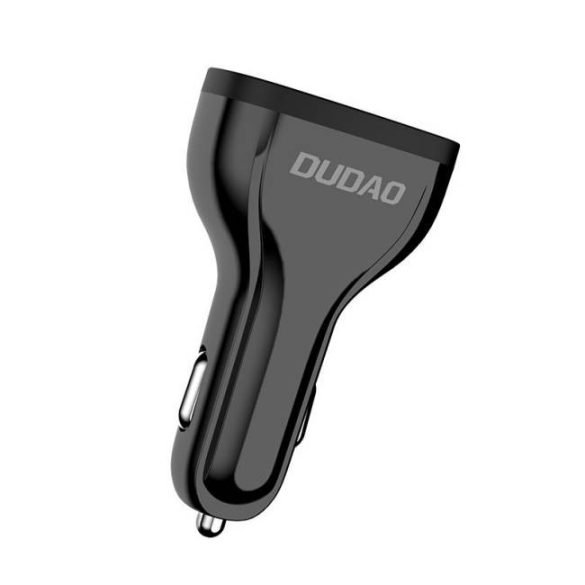 Dudao univerzális autós töltő 3x USB Quick Charge 3.0 QC3.0 2.4a 18W fehér (R7S fehér)