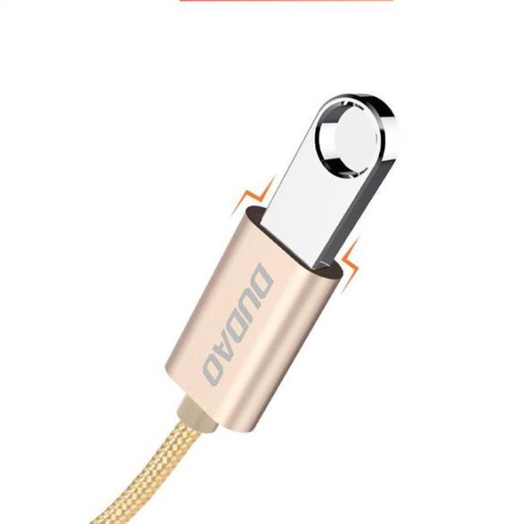 Dudao USB-micro USB 2.0 OTG adapter kábel arany (L15M)