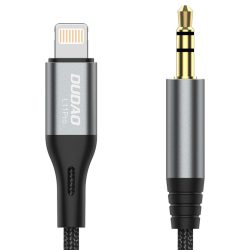   Dudao audio kábel Lightning - mini jack 3.5mm szürke (L11PRO)
