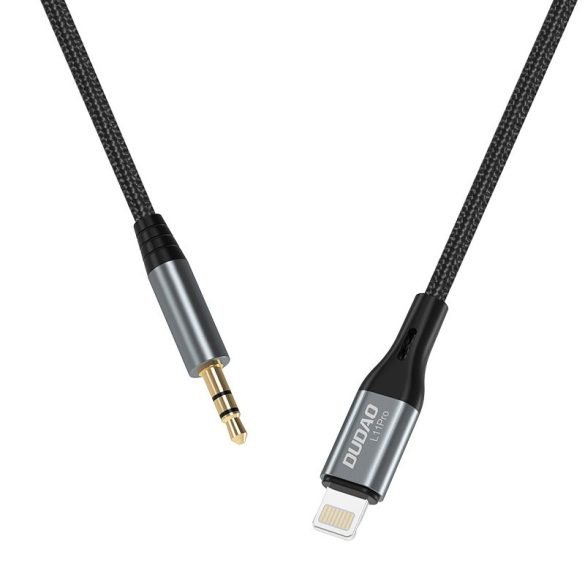 Dudao audio kábel Lightning - mini jack 3.5mm szürke (L11PRO)