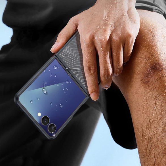 Dux Ducis Aimo tok Samsung Galaxy Z Flip7 - fekete