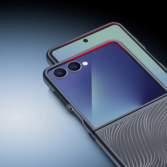 Dux Ducis Aimo tok Samsung Galaxy Z Flip7 - fekete