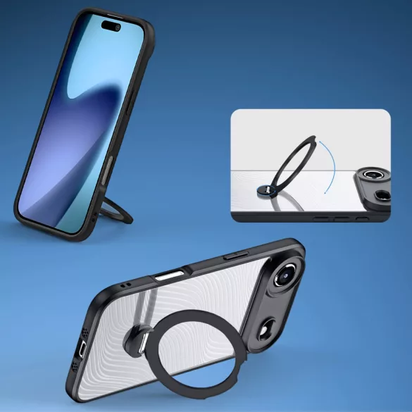 Dux Ducis Aimo MagSafe-kompatibilis tok iPhone Air - fekete