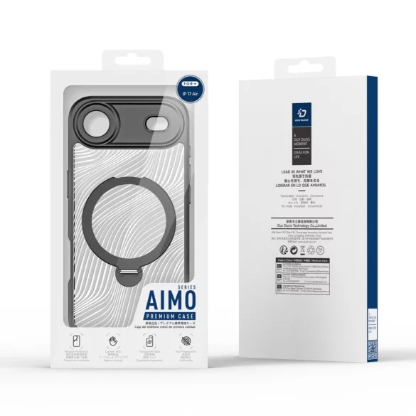 Dux Ducis Aimo MagSafe-kompatibilis tok iPhone Air - fekete