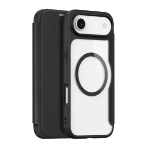 Dux Ducis Skin X Pro MagSafe-kompatibilis könyvtok iPhone Air - fekete