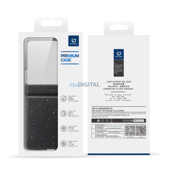 Dux Ducis Stex Case tok Samsung Galaxy Z Flip7 - fekete