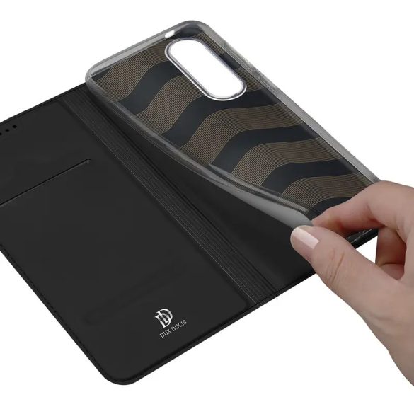 Dux Ducis Skin Pro könyvtok Samsung Galaxy S25 Edge - fekete