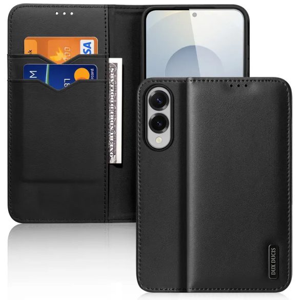 Dux Ducis Hivo könyvtok Samsung Galaxy S25 Edge - fekete