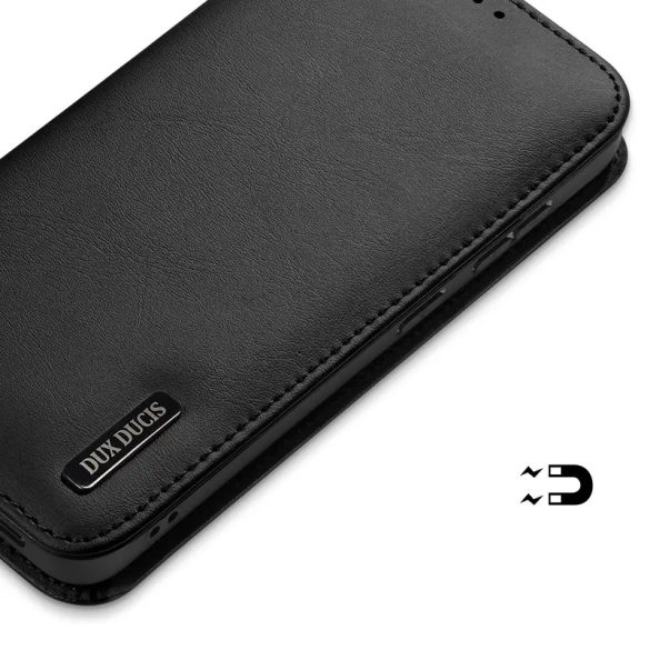 Dux Ducis Hivo könyvtok Samsung Galaxy S25 Edge - fekete