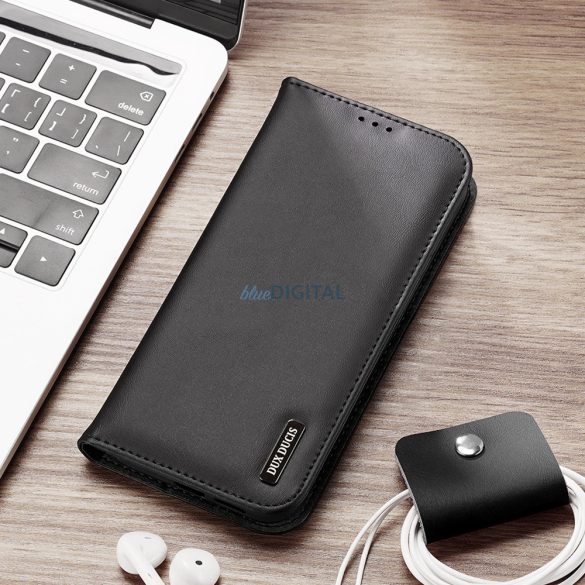 Dux Ducis Hivo könyvtok Samsung Galaxy S25 Edge - fekete