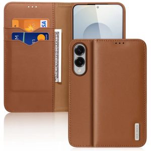 Dux Ducis Hivo könyvtok Samsung Galaxy S25 Edge - barna