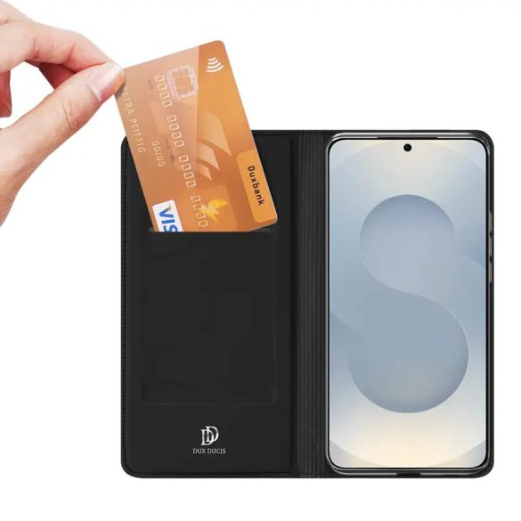 Dux Ducis Skin Pro könyvtok Samsung Galaxy S25 Plus - fekete