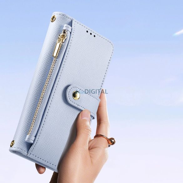 Dux Ducis Lawa könyvtok iPhone 15 Pro Max - kék
