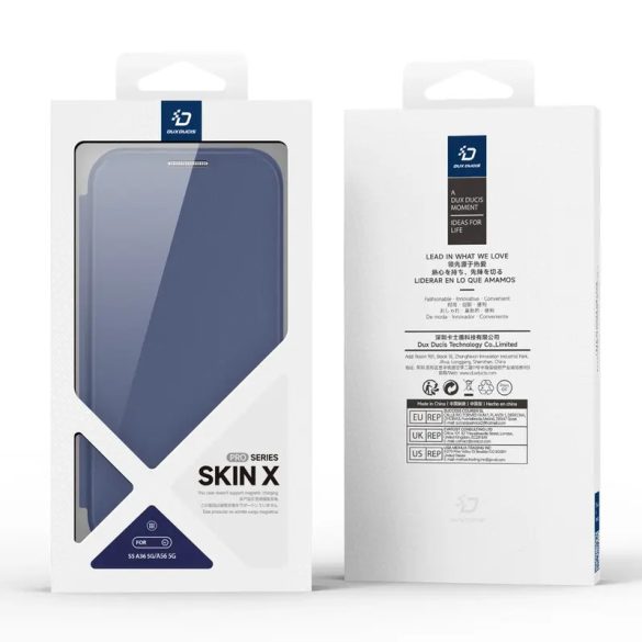 Dux Ducis Skin X Pro könyvtok Samsung Galaxy A36/A56 - kék