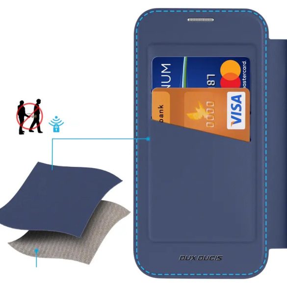 Dux Ducis Skin X Pro könyvtok Samsung Galaxy A36/A56 - kék