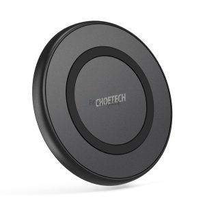 CHOETECH QI 10W vezeték nélküli töltő + USB kábel - Micro USB fekete (T526-S)