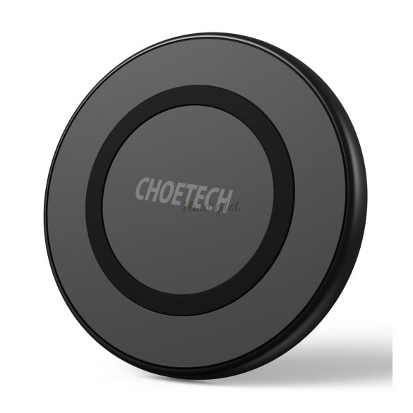 CHOETECH QI 10W vezeték nélküli töltő + USB kábel - Micro USB fekete (T526-S)