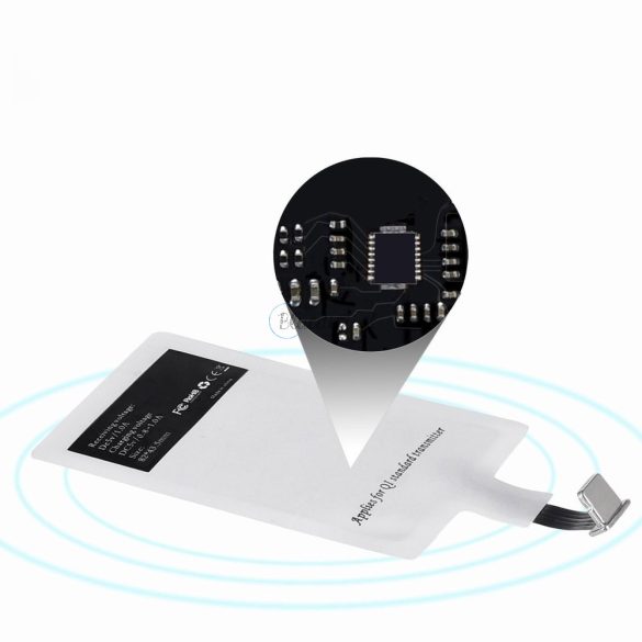 Choietch adapter vezeték nélküli töltéshez Qi Lightning Induction Inset fehér (WP-IP)