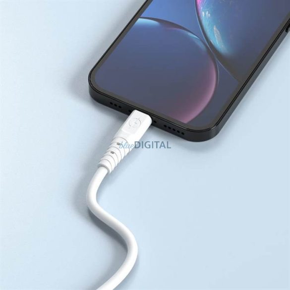 Dudao kábel USB - USB type-c 6A kábel 1 m fehér (TGL3T)