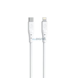 Dudao kábel, USB Type C kábel - Lightning 6A 65W PD fehér (TGL3X)