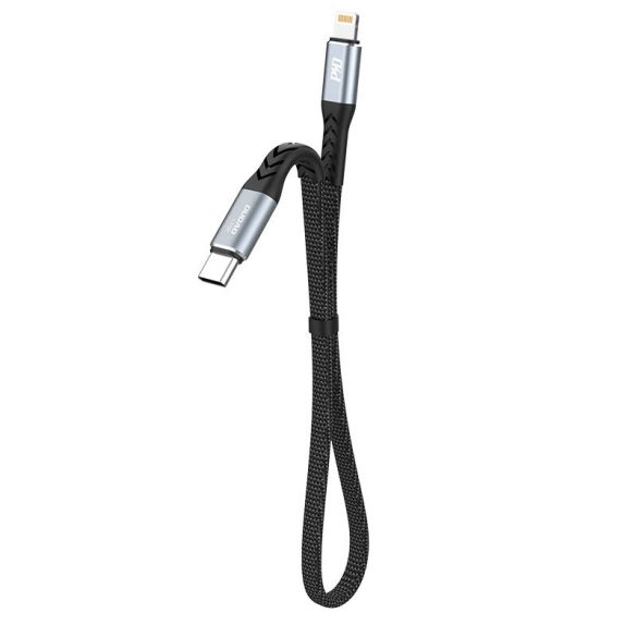 Dudao L10P kábel USB Type-C - Lightning PD20W fekete (L10P)
