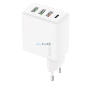 Dudao gyorstöltő 3x USB / 1x USB Type C 20W, PD, QC 3.0 fehér (A5H)