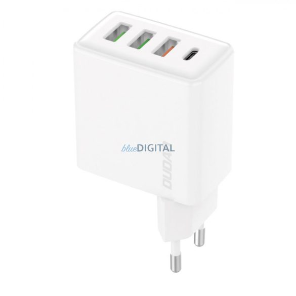 Dudao gyorstöltő 3x USB / 1x USB Type C 20W, PD, QC 3.0 fehér (A5H)