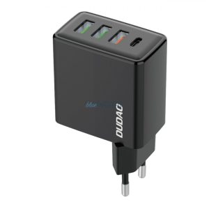 Dudao gyorstöltő 3x USB / 1x USB Type C 20W, PD, QC 3.0 fekete (A5H)