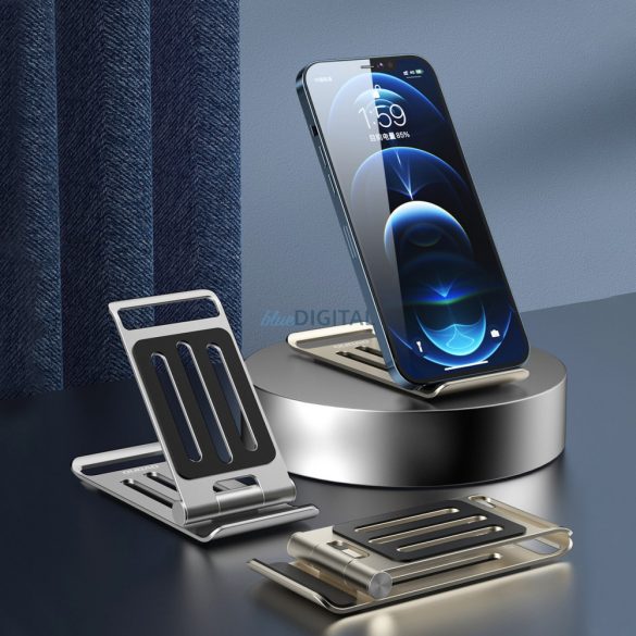 Dudao F14 összecsukható asztali telefontartó szürke