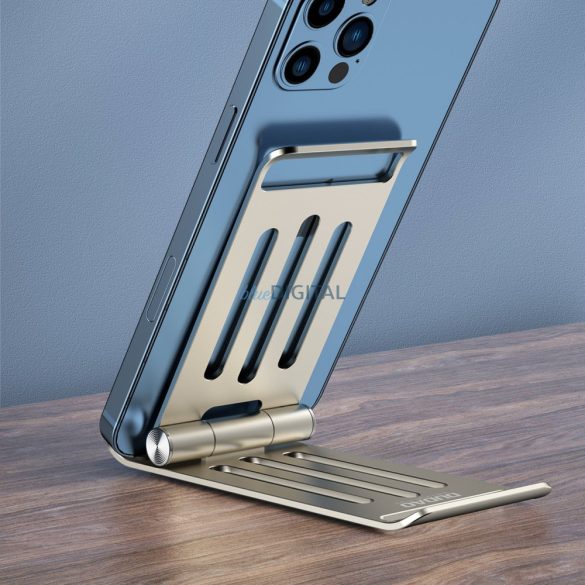 Dudao F14 összecsukható asztali telefontartó szürke